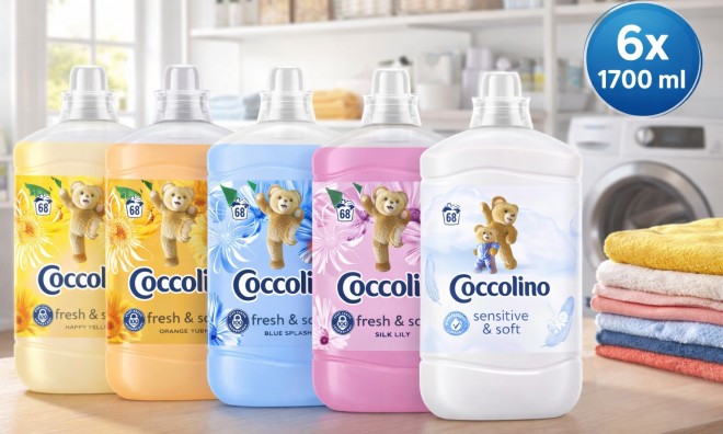 6x1700 ml Fresh & Soft Öblítő