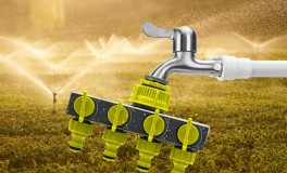 4 utas kerti tömlőelosztó