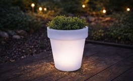 Napelemes Világító Virágcserép