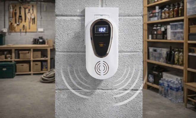 Ultrahangos rágcsáló-rovarriasztó 