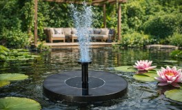 Napelemes szökőkút