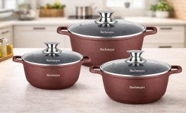 Bachmayer 3 r. kerámia edényszett