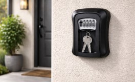 Számzáras fali kulcstartó lakat