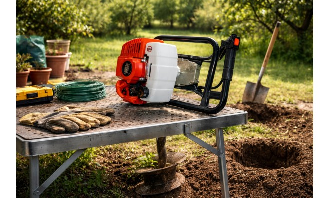 Haina Benzinmotoros talajfúró