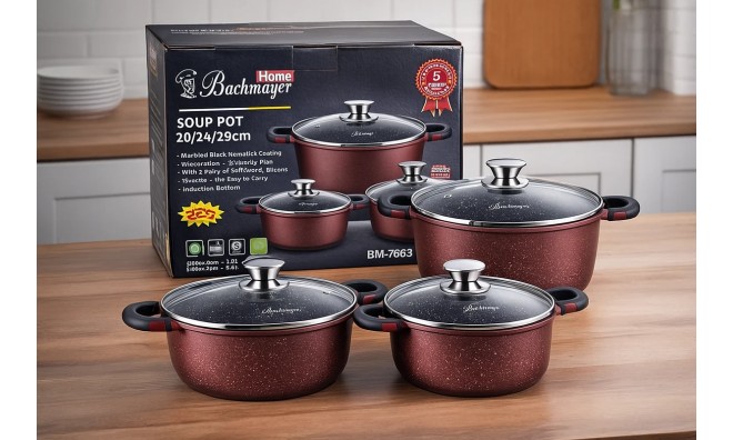 Bachmayer 3 részes fazék készlet
