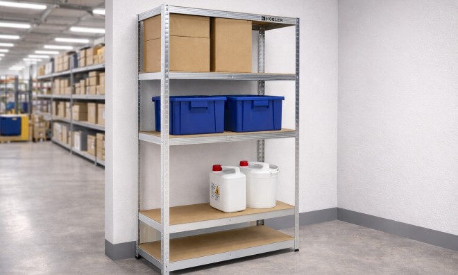 4 polcos salgópolc 150 x 75 x 30 cm