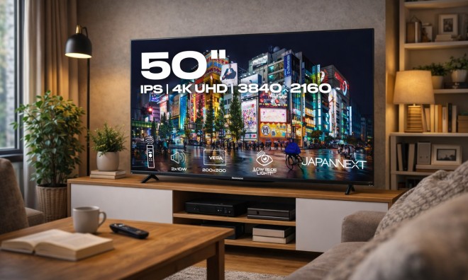 Japanext 50'' 4K Ultra HD Smart Tv