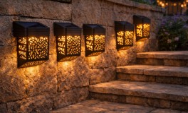 5db DecoStep Mintás Kültéri lámpa