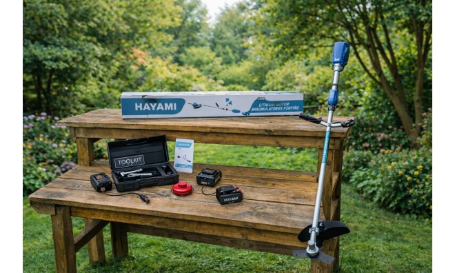 HAYAMI Akkumulátoros fűkasza