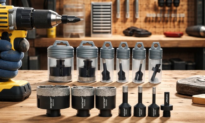 Bigstren Gyémánt Koronafúró Szett