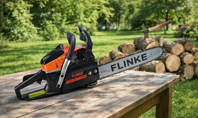 Flinke benzines láncfűrész 58cm3