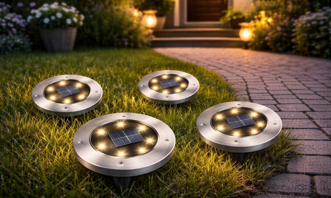 8db Bell Howell LED-es szolár lámpa