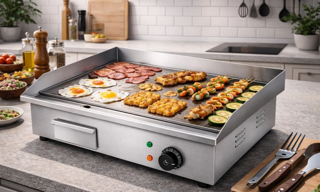 Kifőzdei elektromos sütőlap