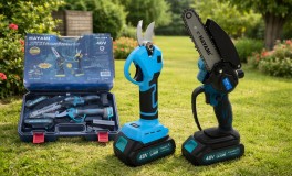 HAYAMI 2 akkus ágvágó+metszőolló