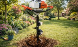 Kraftech Benzines Talajfúrógép 