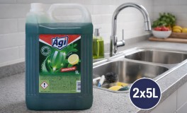 Ági 2 x 5 l citromos mosogatószer
