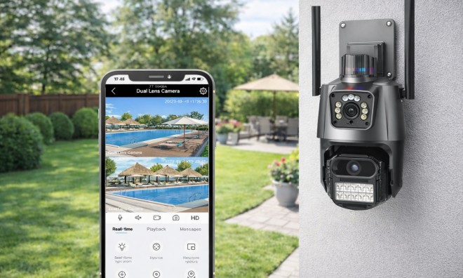 Kültéri Wi-Fi IP Kamera 6MP