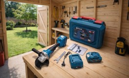 Hitman sarokcsiszoló 2 db akkuval