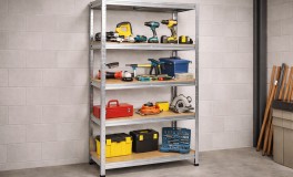 5 polcos Raktári állvány