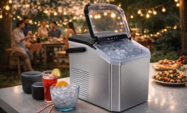 Hordozható jégkockakészítő gép