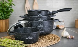 Zilner fekete edénykészlet
