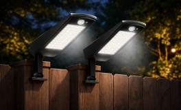 2db Mozgásérzékelős Napelemes lámpa