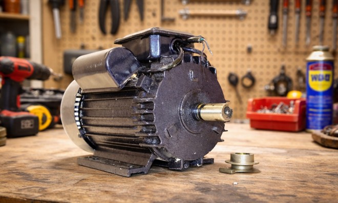 Acél Villanymotor Szíjtárcsával