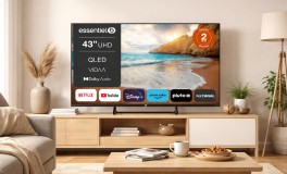 Essential 43'' QLED 4K UHD Smart Tv