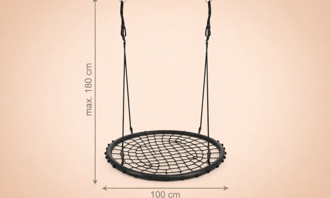Fonott Gólyafészek hinta 2