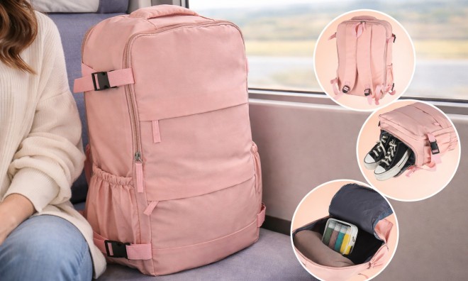 Három rekeszes utazási hátizsák