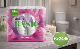 MÜLLER Basic 6x24 tekercs WC papír