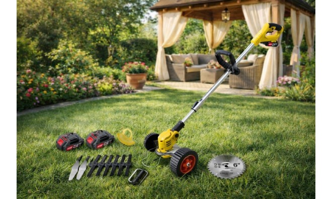 Kraftech Dupla Akkus fűkasza