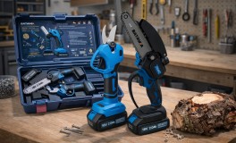 HAYAMI 2 akkus ágvágó+láncfűrész 