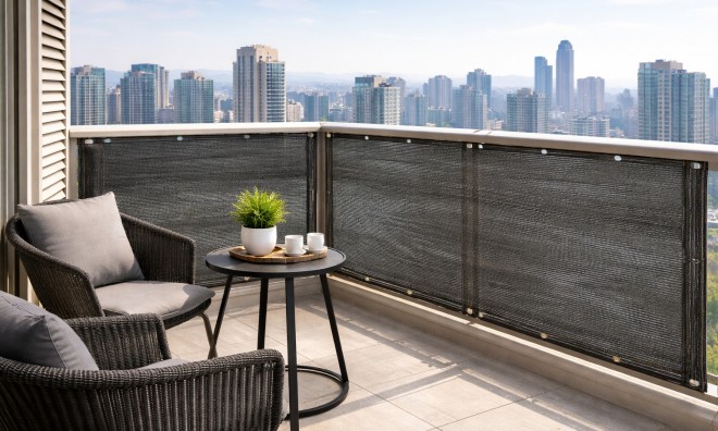 Luaro árnyékoló háló erkélyre