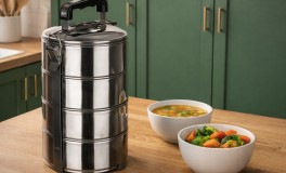 Rozsdamentes ételhordó