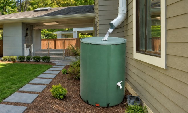 Esővízgyűjtő Tartály Csappal 200 L