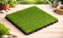 6db Műfű padlóburkolat 30x30 cm