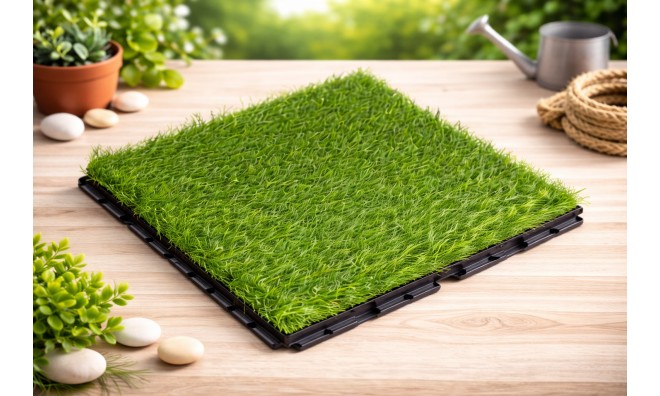 6db Műfű padlóburkolat 30x30 cm