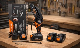 Haina Láncfűrész 2db 62V akkuval 6'