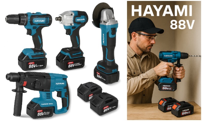 Hayami 4 részes szerszámszett 88V