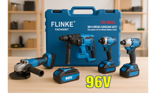 FLINKE 96V 4 részes szerszám szett