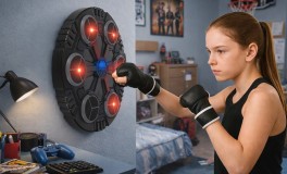 LED bokszfal, 6 ütőponttal