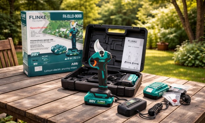 Ágvágó Olló Szett Kofferben, 88V