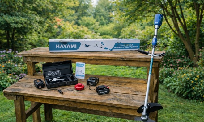 HAYAMI Akkumulátoros fűkasza