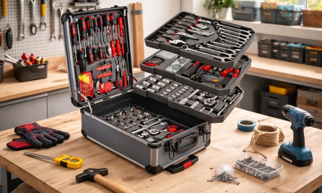 600 Részes Szerszámkészlet 