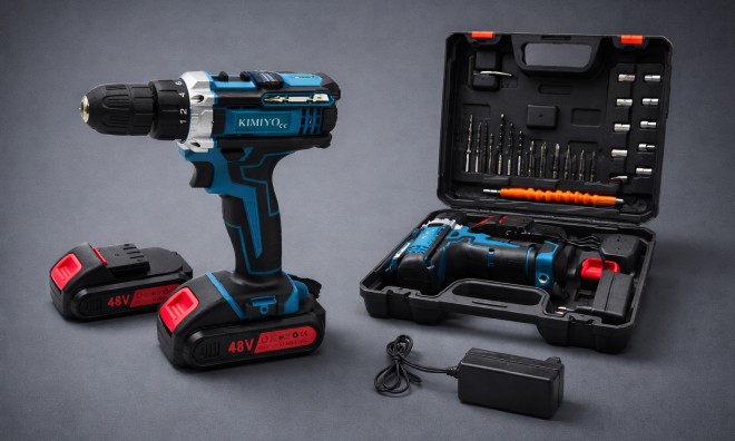 Kimiyo 48V akkus fúrógép 28 részes 