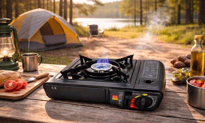 Kraft&Dele hordozható gázfőző