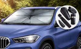 Szélvédő napvédő esernyő autóhoz