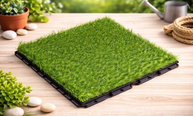 6db Műfű padlóburkolat 30x30 cm