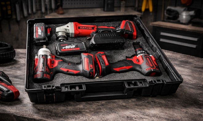 3 részes Akkus szerszámkészlet